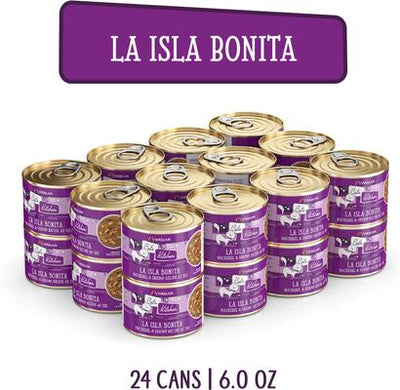 Cats in the Kitchen La Isla Bonita Mackerel & Shrimp Au Jus Grain-Free Canned Cat Food, 6-oz, case of 24