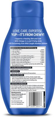 Wild Alaskan Salmon Oil Formula Liquid Skin & Coat Supplement for Dogs and Cats, 32-fl oz bottle, bundle of 2