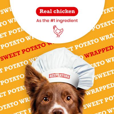 Sweet Potato Wrap Chicken Jerky Dog Treats, 4.25-oz bag