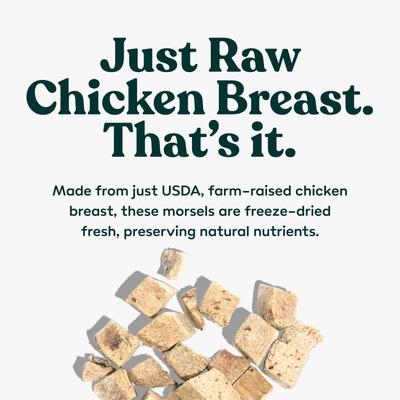 Chicken Breast Grain-Free Freeze-Dried Dog Treats, 2-oz bag