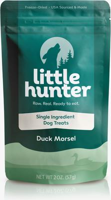Duck Morsel Grain-Free Freeze-Dried Dog Treats, 2-oz bag