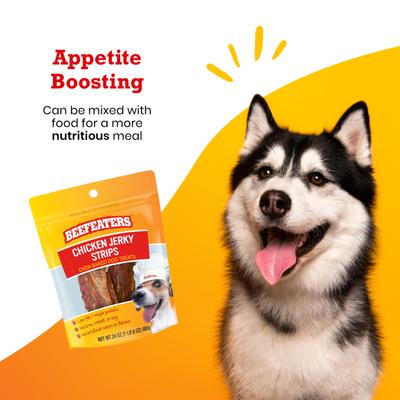 Tiras de pollo en golosinas para perros, bolsa de 24 oz