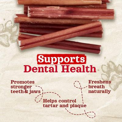 12-inch Select Bully Sticks Dog Treats, 1-lb bag