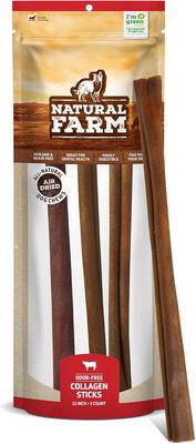 12-inch Collagen Sticks Dog Chew Treats, 5 count