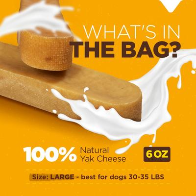 Himalayan Cheese Dog Chews, 6-oz bag