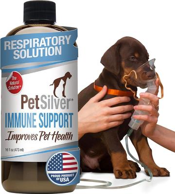 All Natural Cat & Dog Respiratory Solution & Immune Support, 16-fl oz bottle