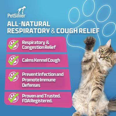 Respiratory Cough & Immune Support for Dogs & Cats, 2-fl oz bottle
