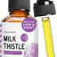 Milk Thistle Tincture with Moringa Oil & Salmon Oil Liquid Kidney & Liver Health Supplement for Dogs, 2-fl oz bottle