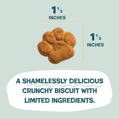 Peanut Butter Split Peanut Butter & Yogurt Flavor Crunchy Dog Treats, 12-oz box