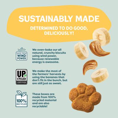 Peanut Butter Split Peanut Butter & Yogurt Flavor Crunchy Dog Treats, 12-oz box