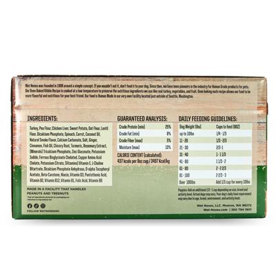 Oven Baked Human Grade Turkey Recipe Dry Dog Food, 5-lb box, 1 count