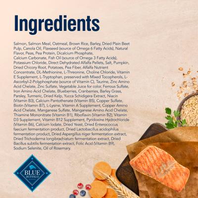 True Solutions Skin & Coat Natural Salmon Adult Dry Dog Food, 24-lb bag