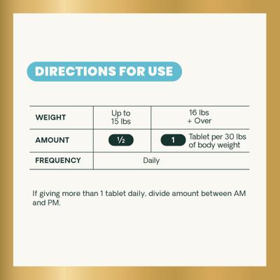 Bladder Strength Chewable Tablets Urinary Supplement for Dogs, 90 count