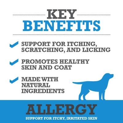 Allergy Soft Chew Dog Supplement, 60 count