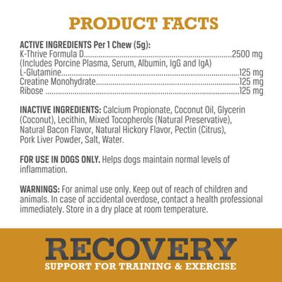 Recovery Soft Chew Dog Supplement, 60 count