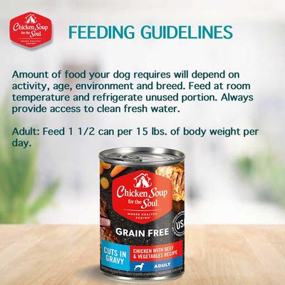 Chicken with Beef & Vegetables Recipe Grain-Free Canned Dog Food, 13-oz can, case of 12