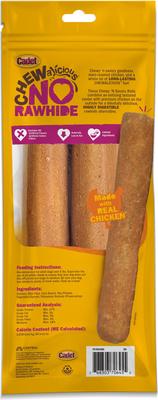 Chewalicious Chewy 'N Savory Rolls Chicken Flavor Dog Chews, 2 count