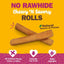 Rollitos masticables Chewalicious Chewy 'N Savory con sabor a pollo para perros, 2 unidades