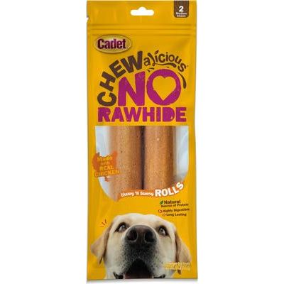Rollitos masticables Chewalicious Chewy 'N Savory con sabor a pollo para perros, 2 unidades