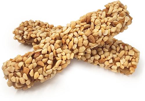 Chewalicious Layered 'N Dipped Crunchy Sticks - Masticables para perros con sabor a cacahuete, 2 unidades