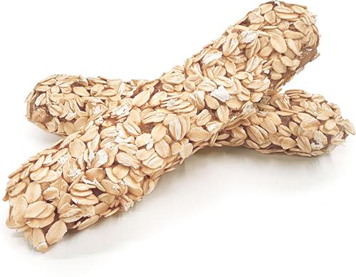 Chewalicious Layered 'N Dipped Natural Crunchy Sticks Oat Flavor Dog Chews, 2 count