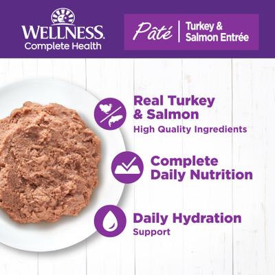 Complete Health Turkey & Salmon Formula Grain-Free Natural Canned Cat Food, 12.5-oz, case of 12
