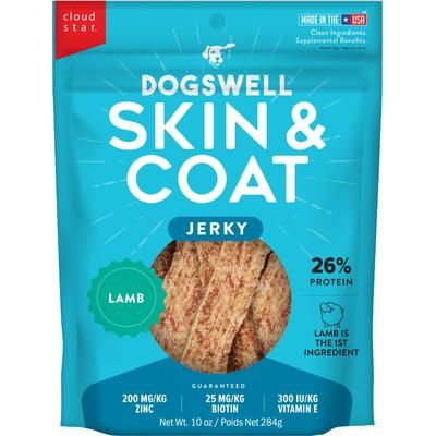 Premios para perros sin cereales con receta de salmón cecina Skin & Coat, bolsa de 10 oz