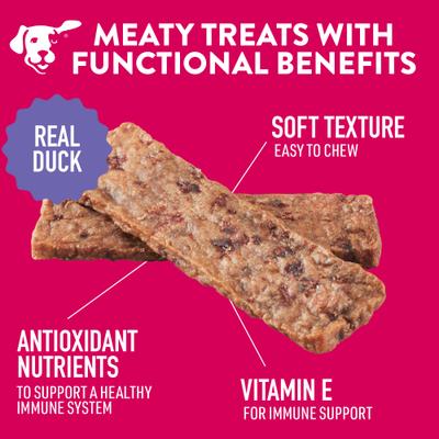 Immune System Jerky Duck Recipe Grain-Free Dog Treats, 20-oz bag