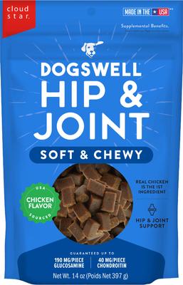 Hip & Joint Bacon Flavor Grain-Free Soft & Chewy Dog Treats, 14-oz bag