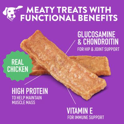 Immune System Jerky Chicken Recipe Grain-Free Dog Treats, 24-oz bag