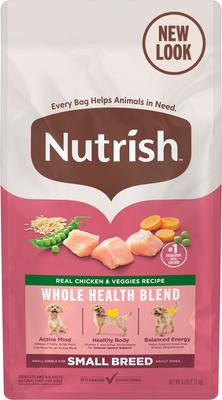 Whole Health Blend Small Breed Real Chicken & Veggies Recipe Dry Dog Food, 6-lb bag