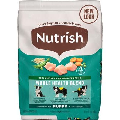 Alimento seco para perros Whole Health Blend Puppy con pollo real y arroz integral, bolsa de 14 lb