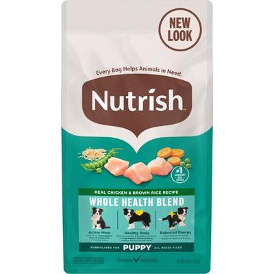 Alimento seco para perros Whole Health Blend Puppy con pollo real y arroz integral, bolsa de 14 lb