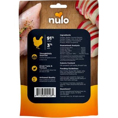 Tiras de cecina premium sin cereales y ricas en proteínas para perros, bolsa de 5 oz