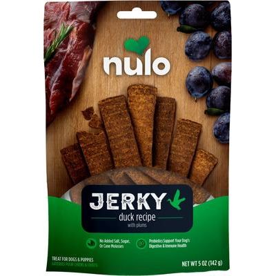 Tiras de cecina premium para perros, sin cereales, ricas en proteínas, elaboradas con probiótico BC30 para favorecer la salud digestiva e inmunitaria, bolsa de 147 g