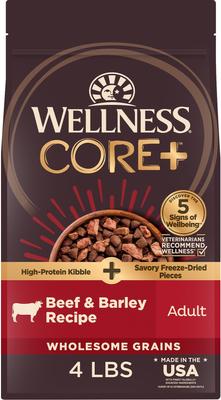 CORE+ Beef & Barley Grained Natural Adult Dry Dog Food, 18-lb bag