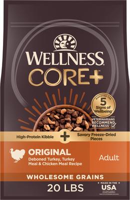 CORE+ Beef & Barley Grained Natural Adult Dry Dog Food, 18-lb bag