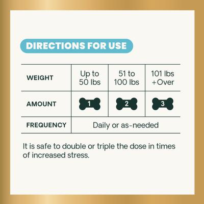 Composure Long Lasting Calm & Confident Clinically Tested Chicken Flavored Chews Calming Supplement for Dogs, 90 Chews