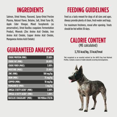 Functional Skin & Coat Salmon Jerky Dog Treats, 5-oz pouch