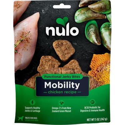 Premios funcionales para cachorros de pollo y salmón en bolsa de 5 oz