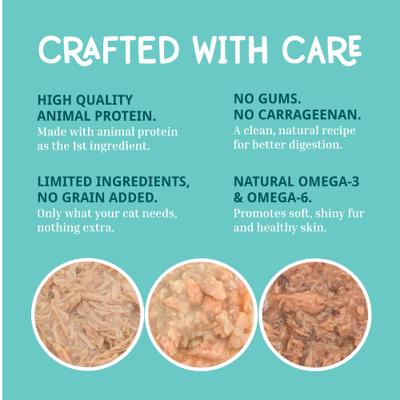 Single Protein Flaked Variety Pack in Broth Adult Wet Cat Food, 2.8-oz can, case of 12