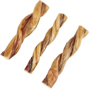 Made in USA 12" Twisted Bully Stick Dog Treat, 1 count