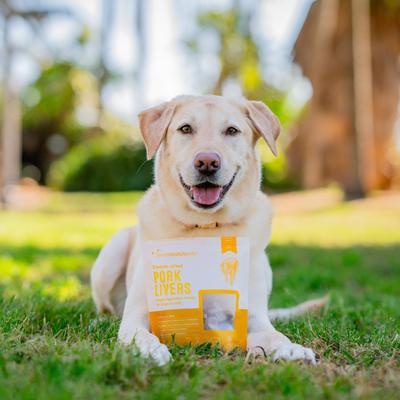 Freeze-Dried Pork Livers Dog Treat, 3.5-oz bag