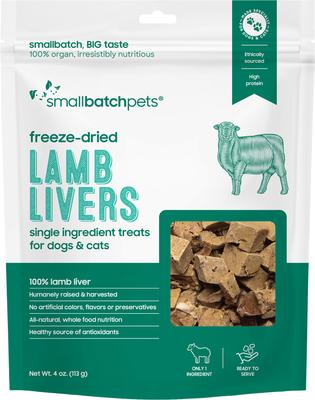 Freeze-Dried Chicken Livers Dog Treat, 3.5-oz bag