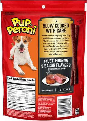 Filet Mignon & Bacon Flavors Dog Treats, 5.6-oz bag