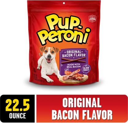 Bundle: Pup-Peroni Original Beef Flavor + Bacon Flavor Dog Treats