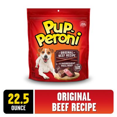 Bundle: Pup-Peroni Original Beef Flavor + Milk-Bone Beef & Filet Mignon Recipe Dog Treats