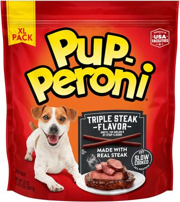 Prime Rib Flavor Dog Treats, 38-oz bag, bundle of 2