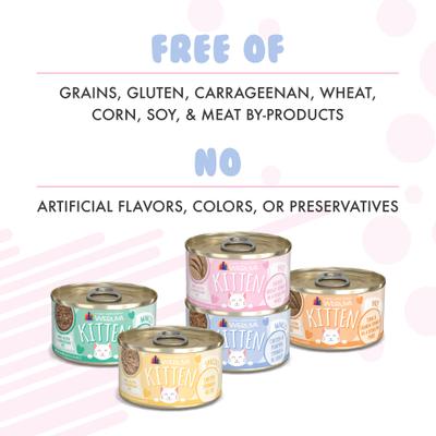 Kitten Chicken Breast Formula in a Hydrating Puree Wet Cat Food, 3-oz can, case of 12