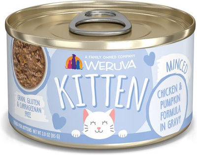 Kitten Chicken & Pumpkin Formula in Gravy Wet Cat Food, 3-oz can, case of 12